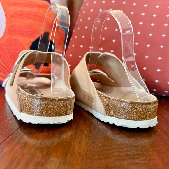 Birkenstock Arizona Big Buckle Sandals Light Rose + Silver - Picture 3 of 8